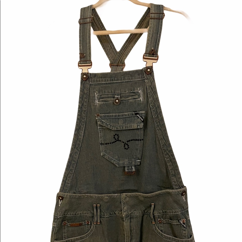 🎉HOST PICK🎉 RARE Luxirie by LRG Jeweled Overalls - Picture 13 of 16